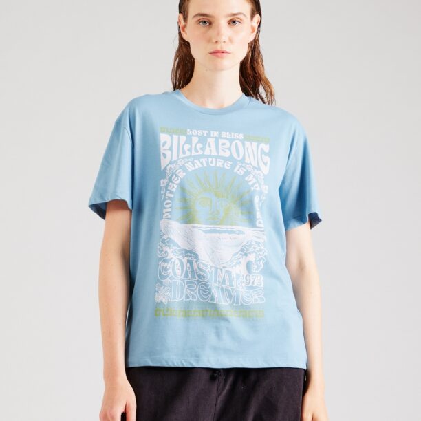 BILLABONG Tricou 'LOST IN BLISS'  albastru deschis / verde / alb