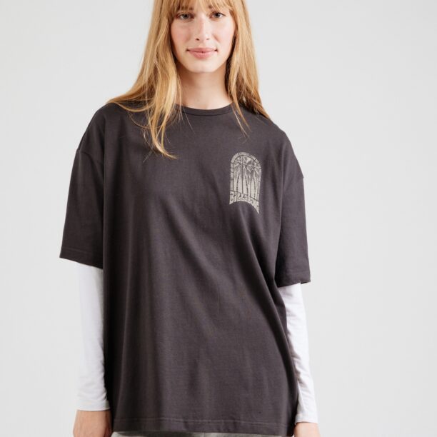 BILLABONG Tricou supradimensional 'WE ARE DREAMING'  gri taupe / negru