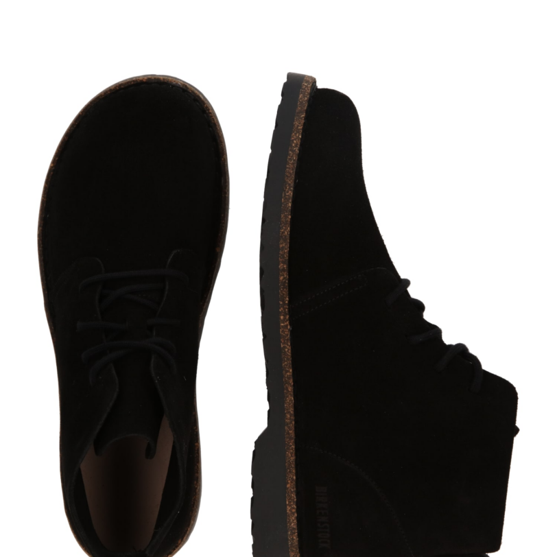 BIRKENSTOCK Bocanci cu șireturi 'Uppsala LEVE'  negru