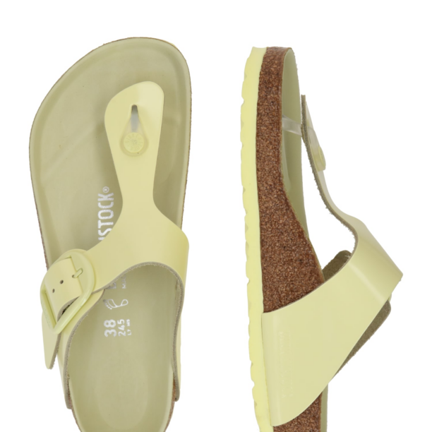 BIRKENSTOCK Flip-flops 'Gizeh'  verde limetă