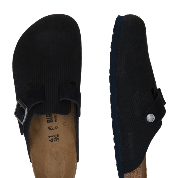 BIRKENSTOCK Papuci de casă 'Boston LEVE'  albastru noapte