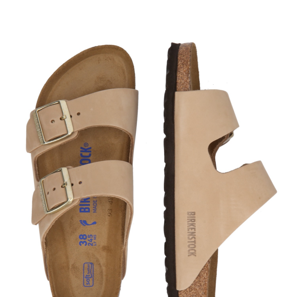 BIRKENSTOCK Saboți 'Arizona LENB'  maro cappuccino