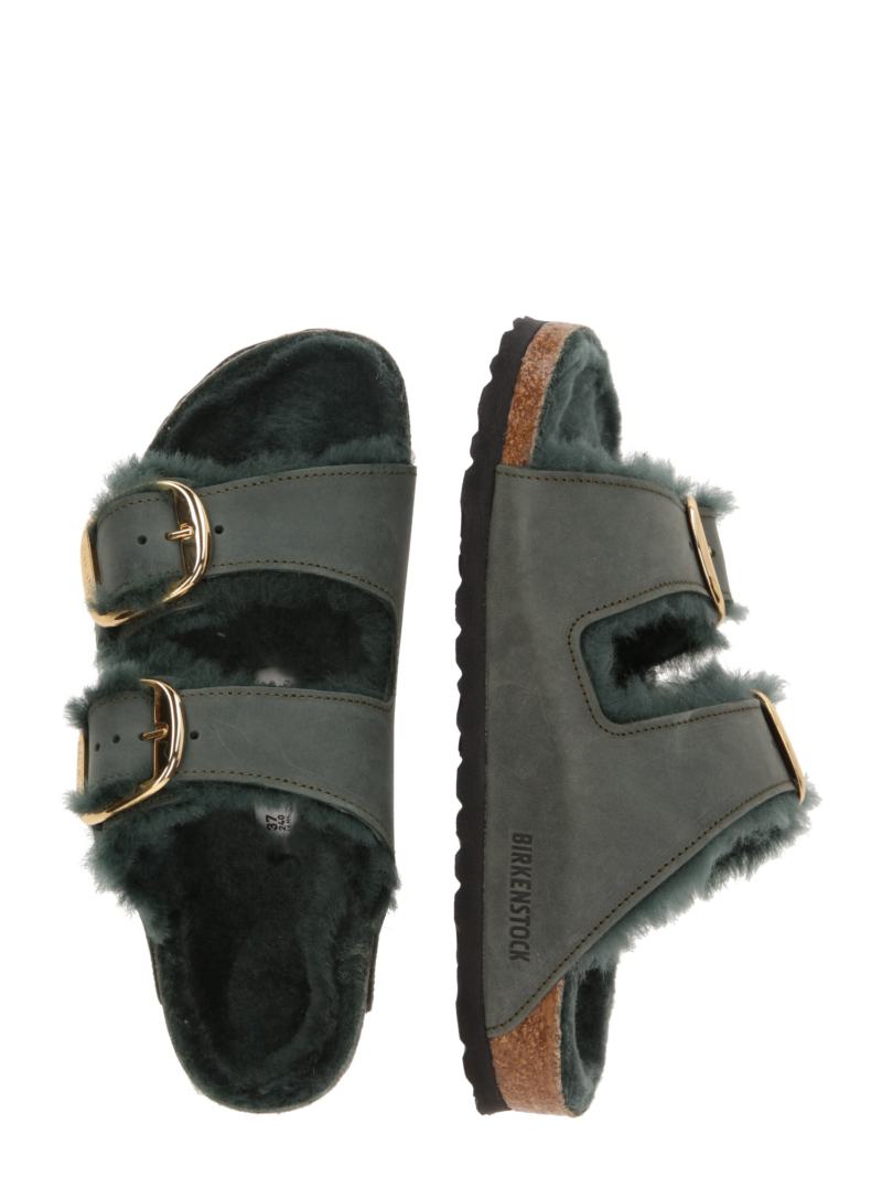 BIRKENSTOCK Saboți 'Arizona LEOI'  auriu / verde jad