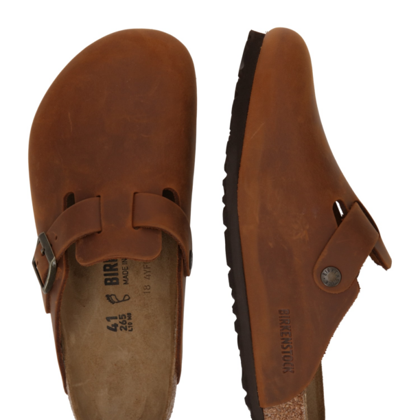 BIRKENSTOCK Saboți 'Boston LEOI'  maro coniac