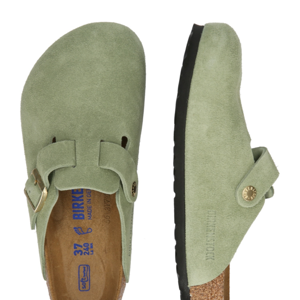 BIRKENSTOCK Saboți 'Boston'  verde pastel