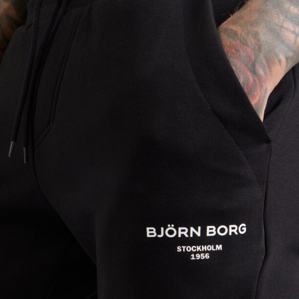 Preţ BJÖRN BORG Pantaloni sport 'ESSENTIAL'  negru / alb