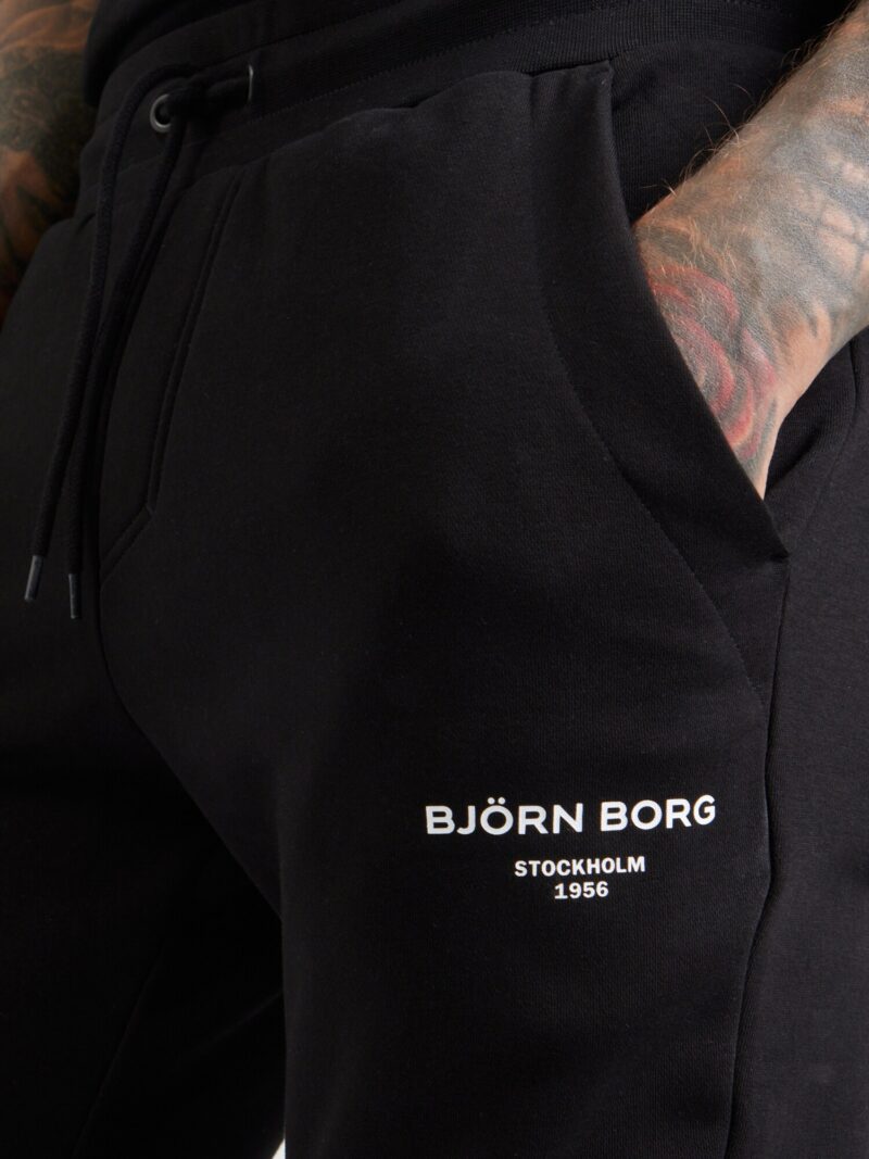 Preţ BJÖRN BORG Pantaloni sport 'ESSENTIAL'  negru / alb