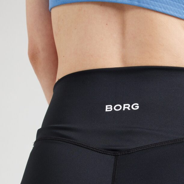 Preţ BJÖRN BORG Pantaloni sport  negru / alb