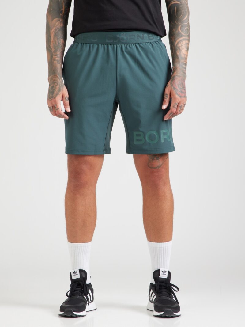 BJÖRN BORG Pantaloni sport  verde smarald