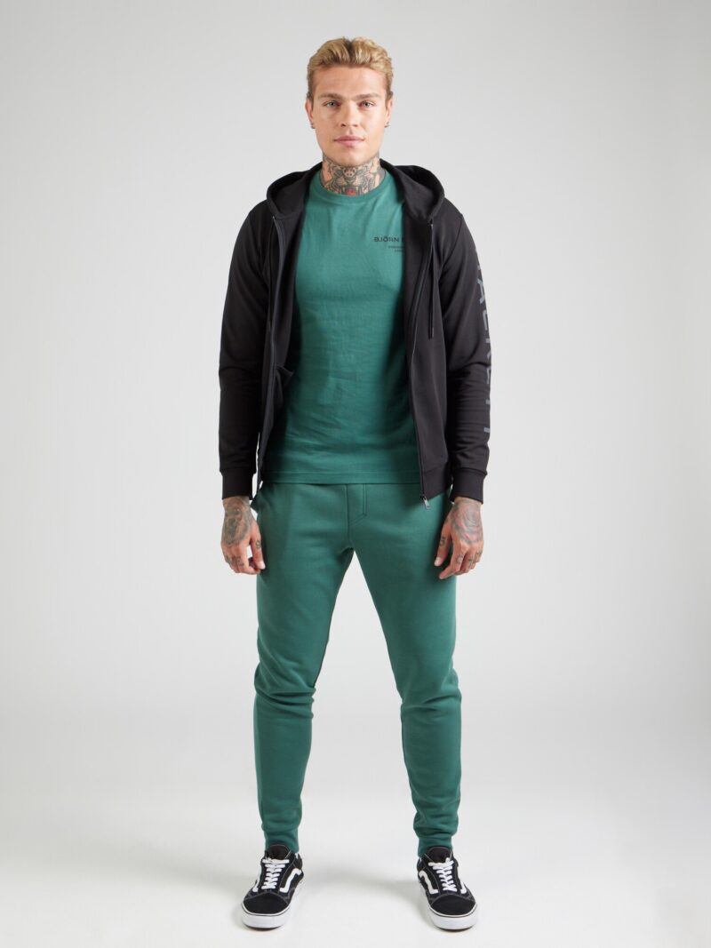 Cumpăra BJÖRN BORG Tricou funcțional 'ESSENTIAL'  verde / negru