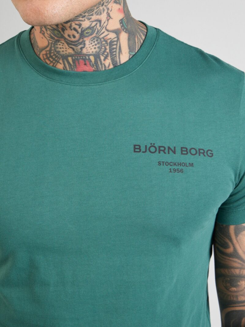 Preţ BJÖRN BORG Tricou funcțional 'ESSENTIAL'  verde / negru