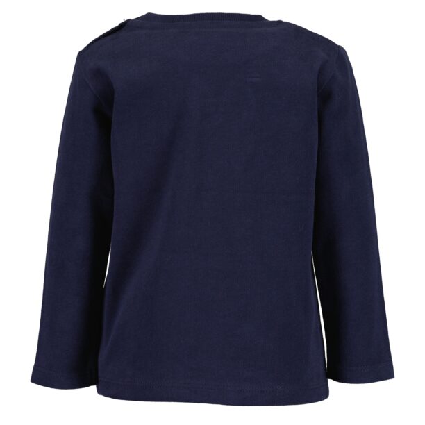 BLUE SEVEN Tricou  albastru marin / albastru deschis / galben