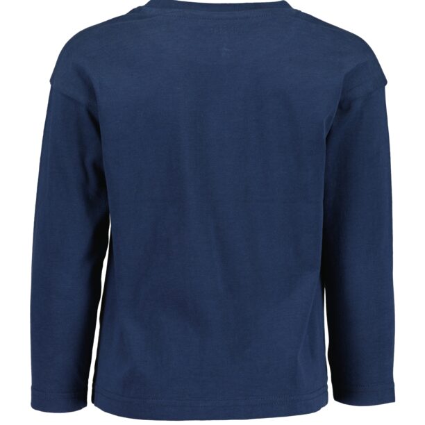 BLUE SEVEN Tricou  bleumarin / gri / portocaliu