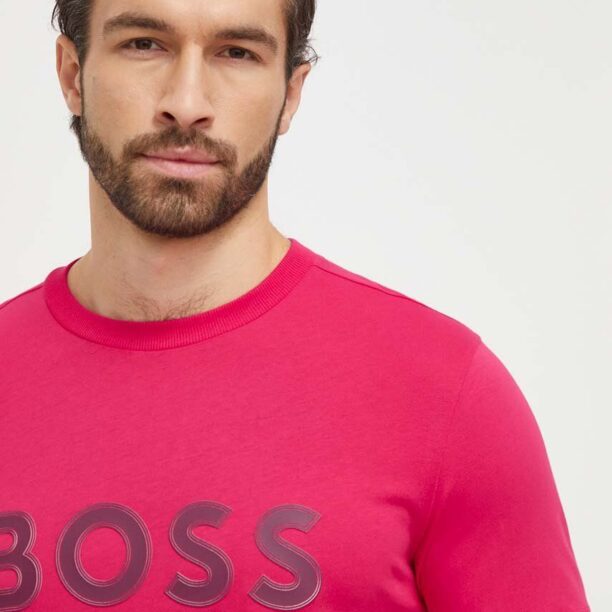 BOSS Green tricou din bumbac bărbați