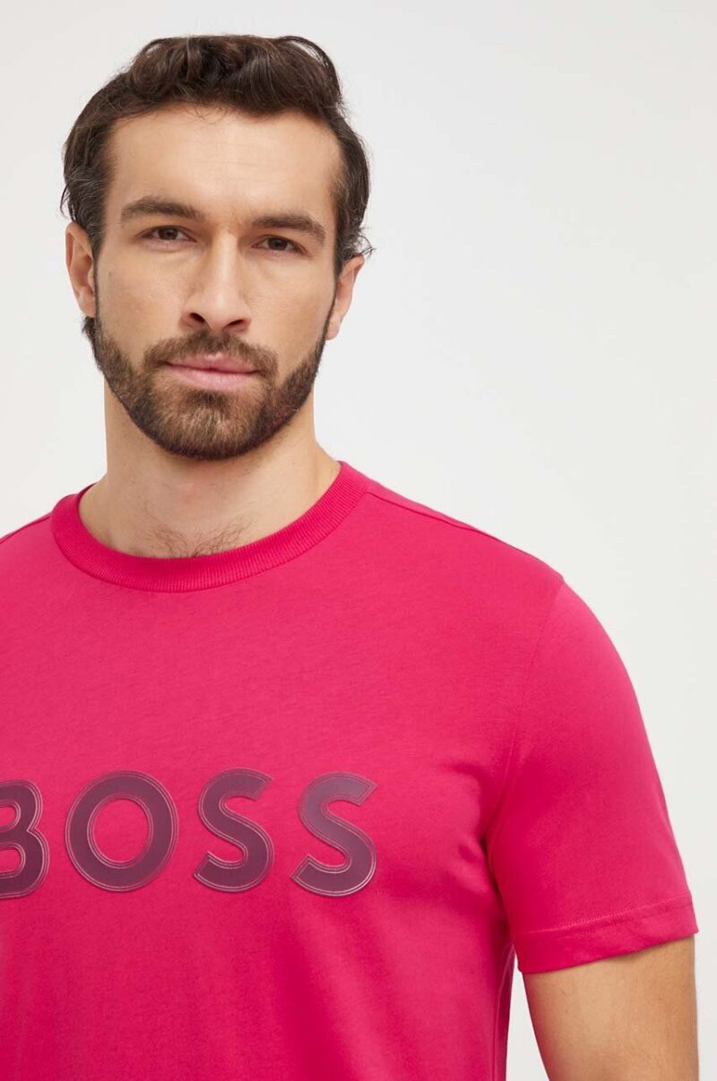 BOSS Green tricou din bumbac bărbați