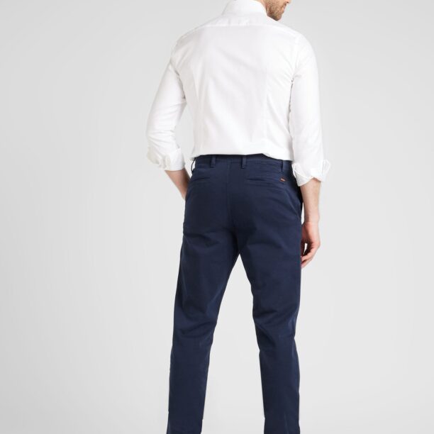 BOSS Pantaloni eleganți  albastru închis