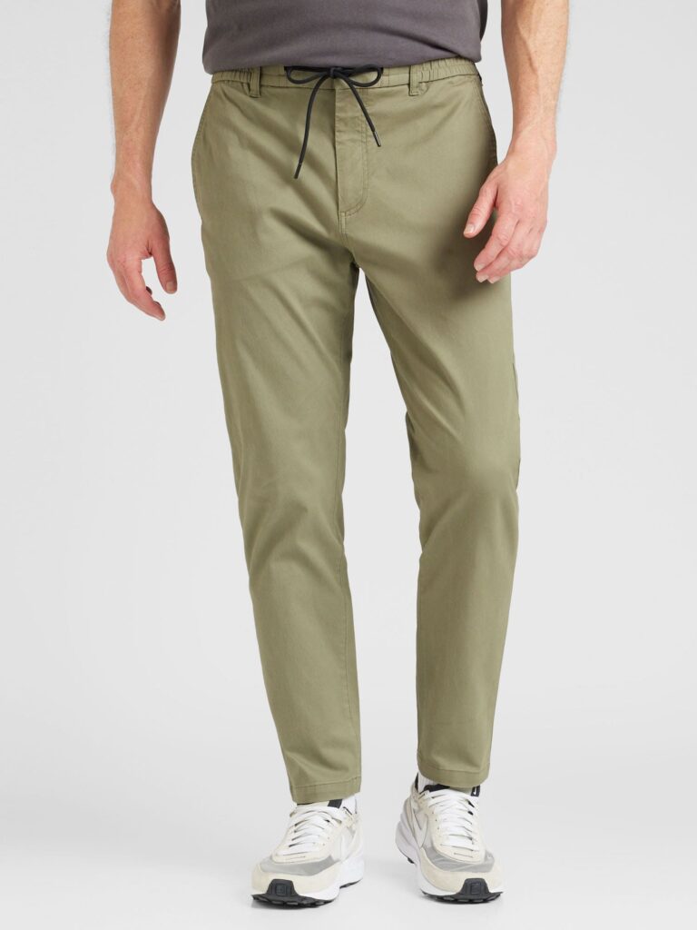 BOSS Pantaloni eleganți  verde preţ