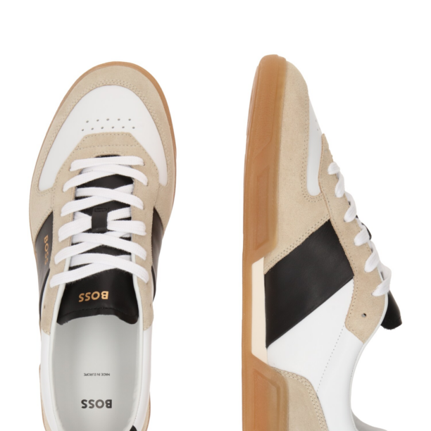 BOSS Sneaker low 'Brandon Tenn'  bej / auriu / negru / alb