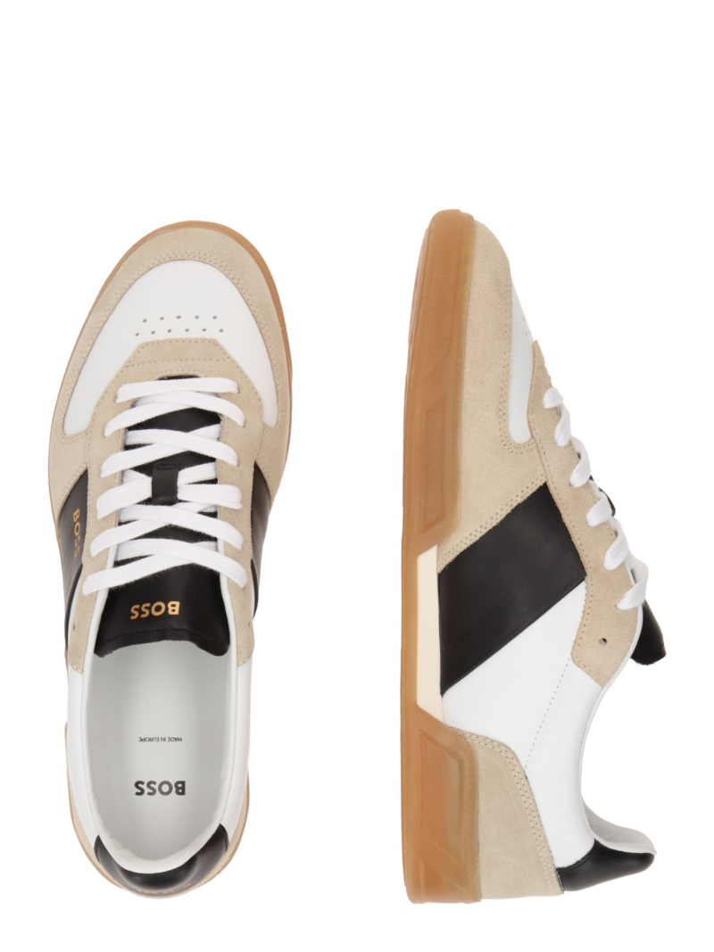 BOSS Sneaker low 'Brandon Tenn'  bej / auriu / negru / alb