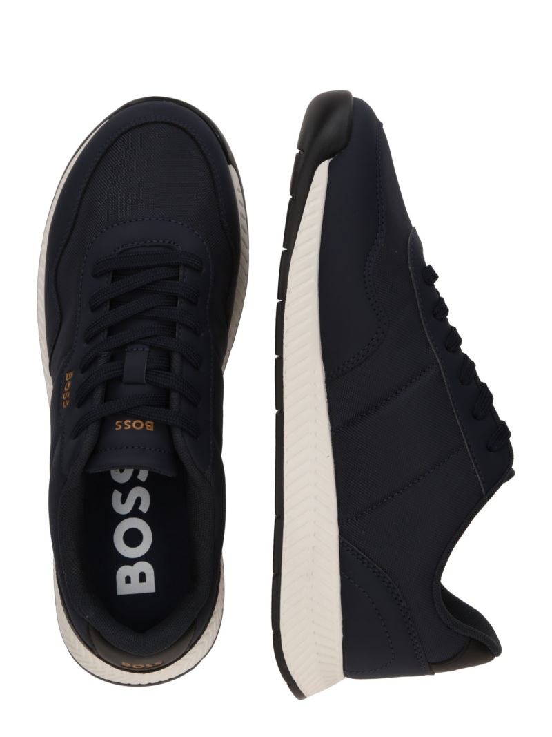 BOSS Sneaker low 'Titanium'  albastru închis / auriu