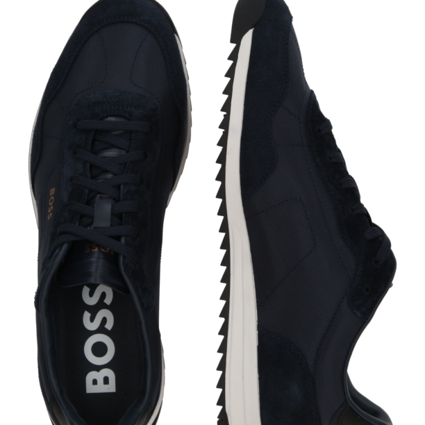 BOSS Sneaker low 'Zayn'  albastru marin / auriu