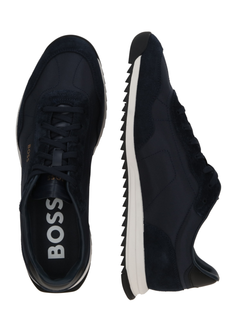 BOSS Sneaker low 'Zayn'  albastru marin / auriu