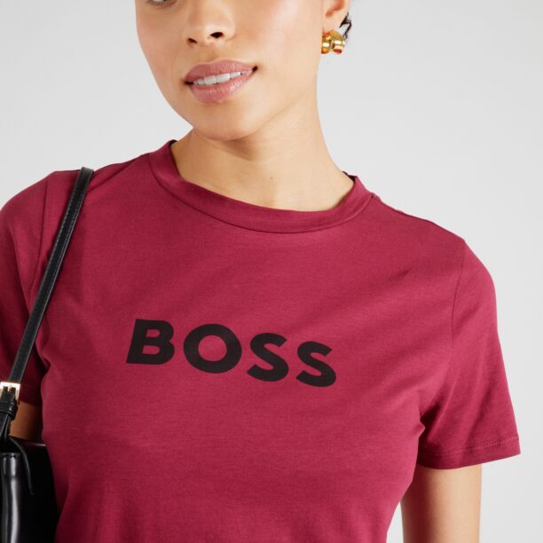 Preţ BOSS Tricou 'Elogo_5'  roșu burgundy / negru