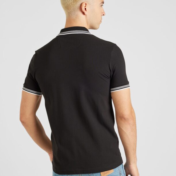 Cumpăra BOSS Tricou 'Paul'  negru / alb