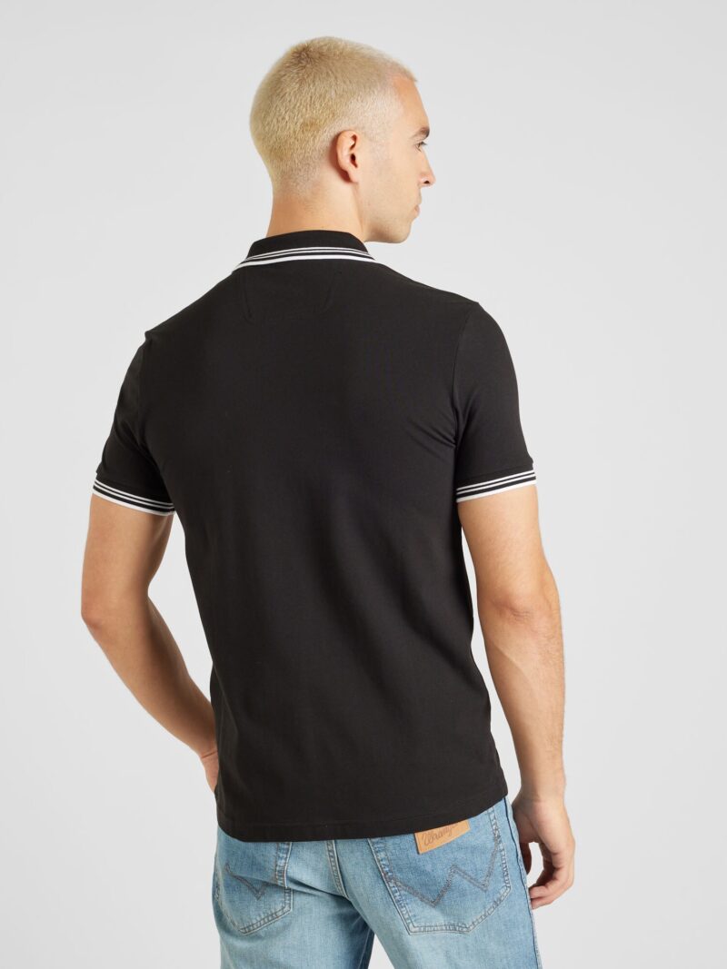 Cumpăra BOSS Tricou 'Paul'  negru / alb