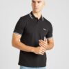 BOSS Tricou 'Paul'  negru / alb