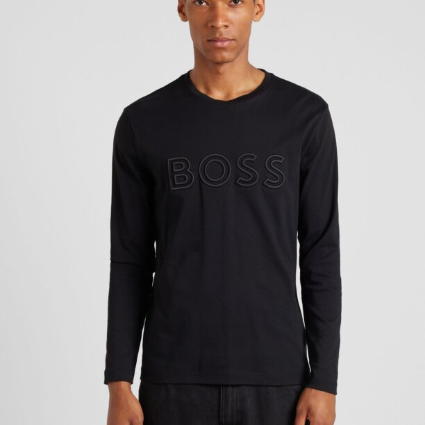 BOSS Tricou 'Togn 1'  gri / negru