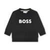 BOSS bluza copii culoarea negru