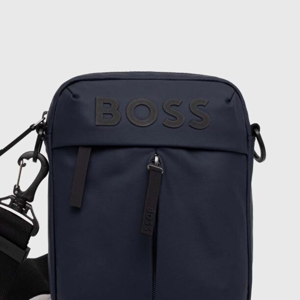 BOSS borseta culoarea albastru marin