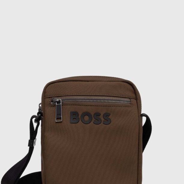 BOSS borsetă culoarea maro 50511961