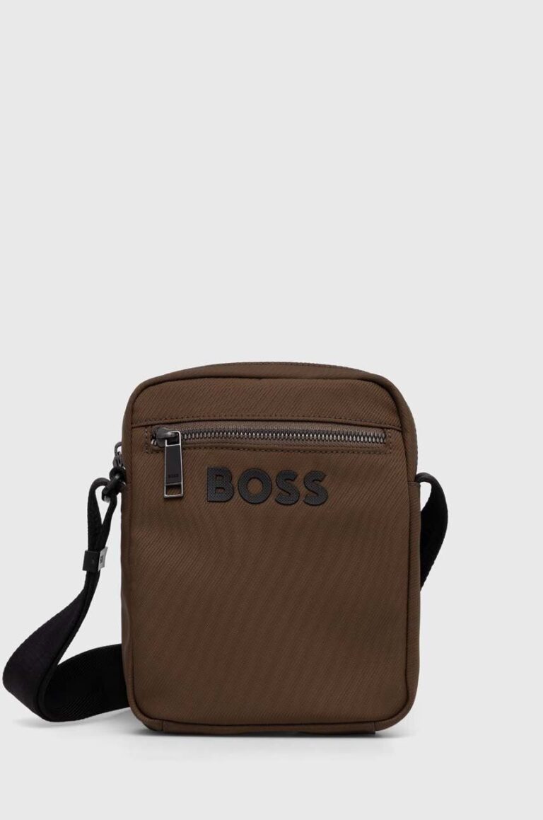 BOSS borsetă culoarea maro 50511961