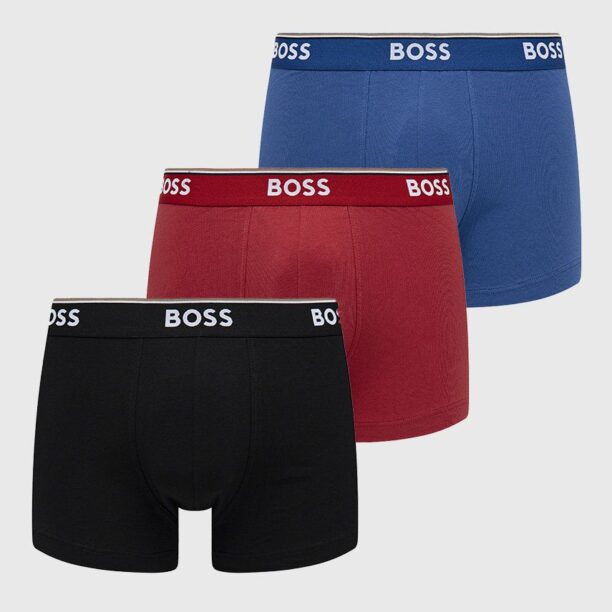 BOSS boxeri 3 pack bărbați 50475274