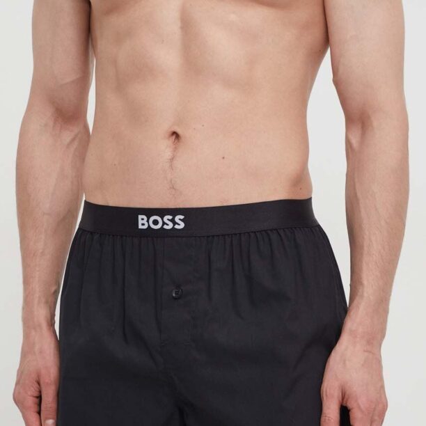 BOSS boxeri de bumbac 2-pack culoarea bej 50496091 preţ