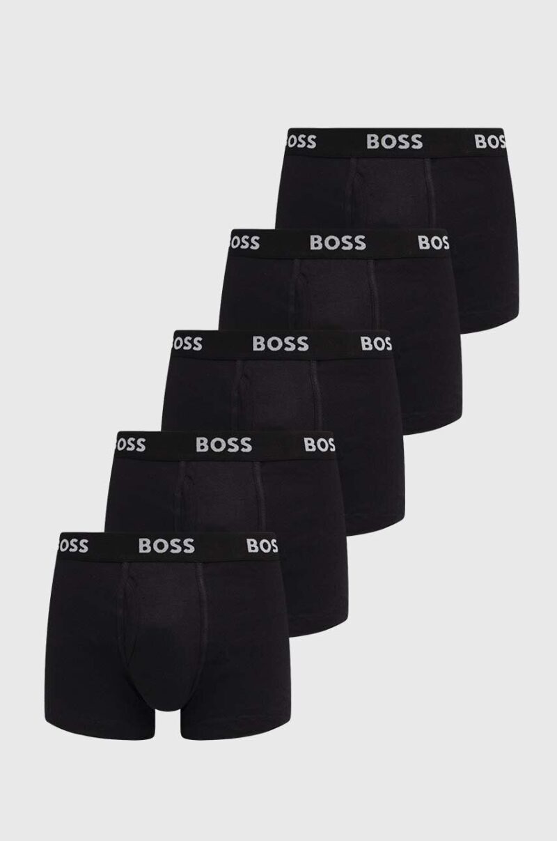 BOSS boxeri de bumbac 5-pack culoarea negru 50475391