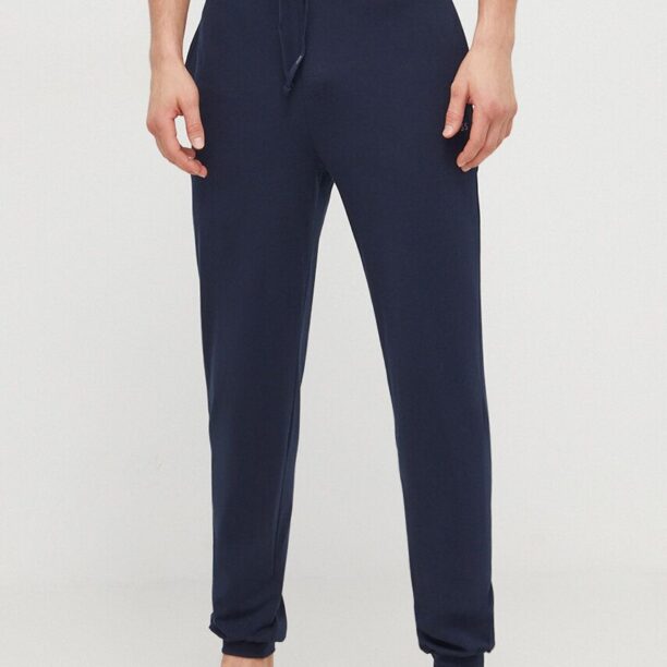 BOSS pantaloni de lounge culoarea bleumarin