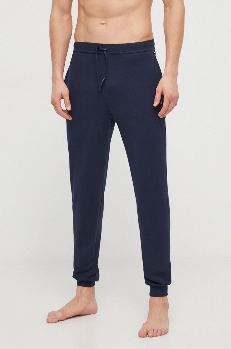 BOSS pantaloni de lounge culoarea bleumarin