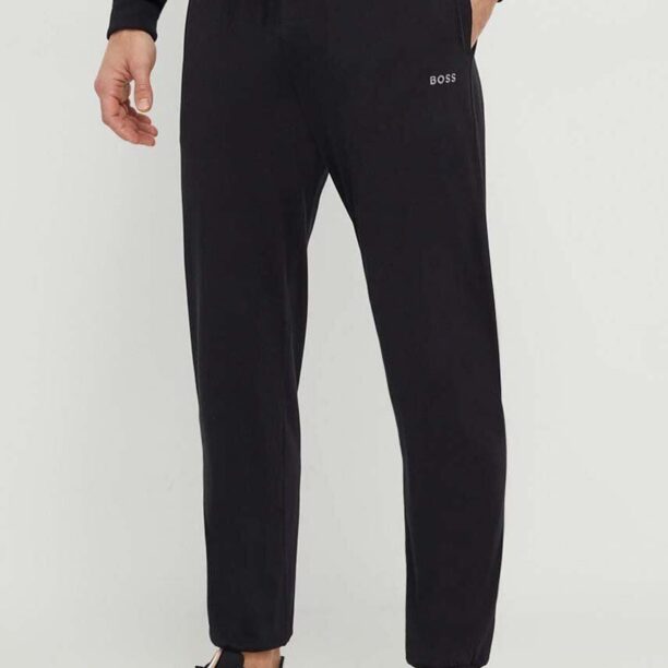 BOSS pantaloni de lounge culoarea negru