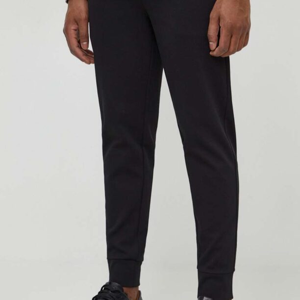 BOSS pantaloni de trening culoarea negru