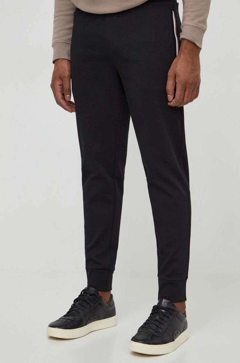 BOSS pantaloni de trening culoarea negru