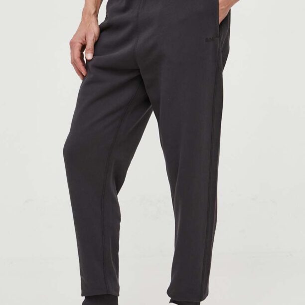 BOSS pantaloni de trening din bumbac CASUAL culoarea gri