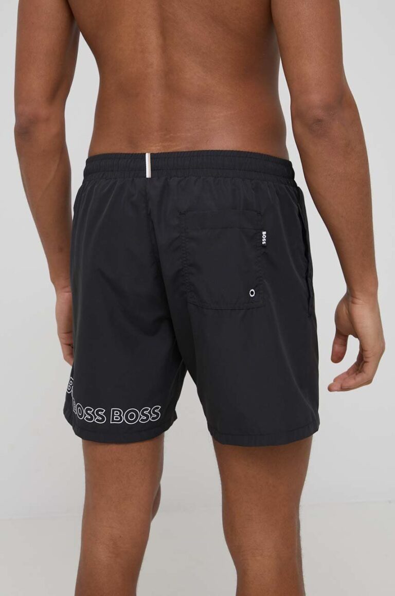 BOSS pantaloni scurți de baie culoarea negru 50469590 preţ