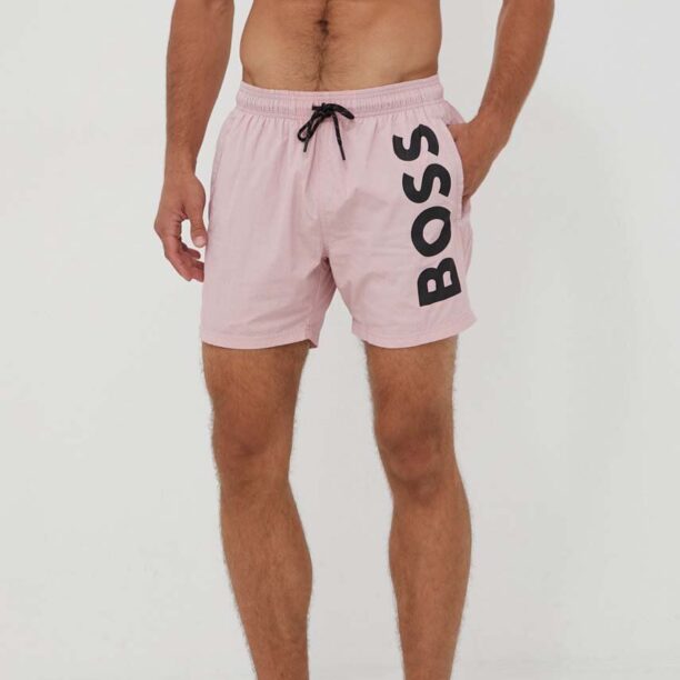 BOSS pantaloni scurți de baie culoarea roz 50469594