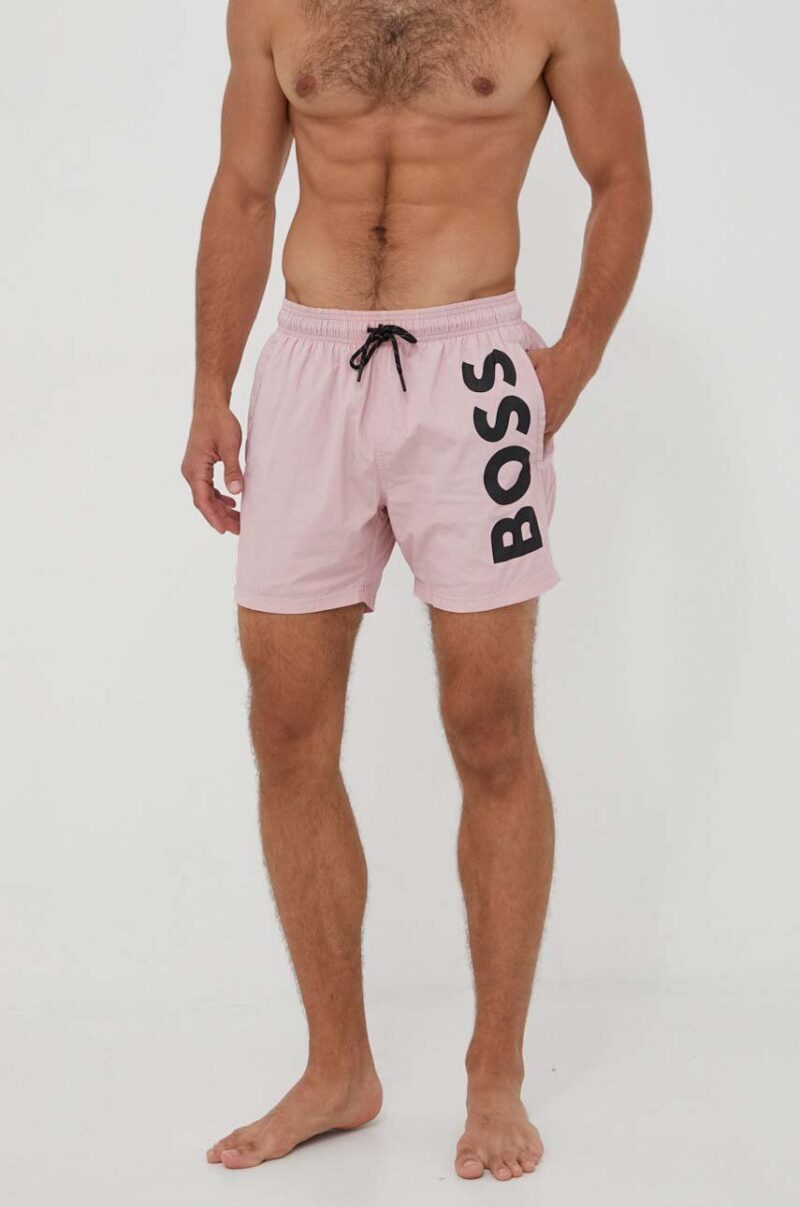 BOSS pantaloni scurți de baie culoarea roz 50469594