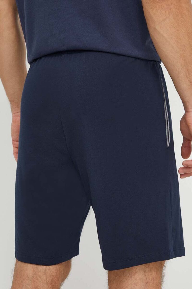 BOSS pantaloni scurți de lounge culoarea bleumarin 50515367 preţ