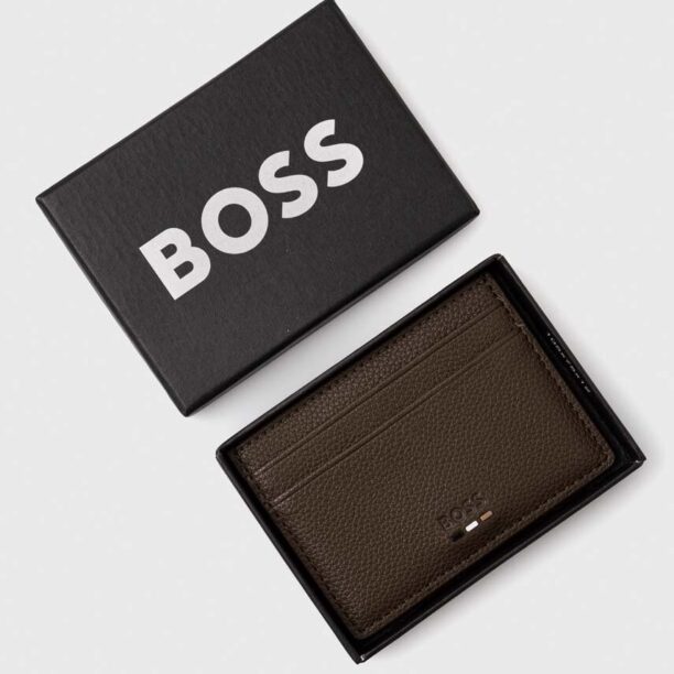 BOSS port-card culoarea maro 50491948 preţ