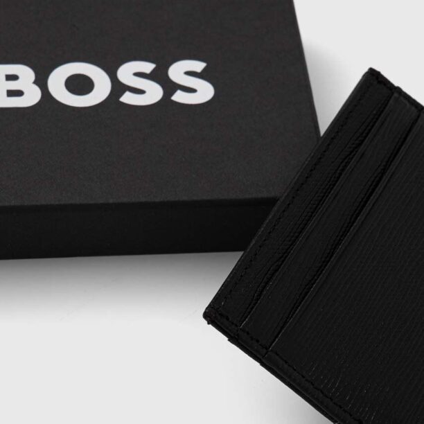 BOSS port-card culoarea negru 50470473 preţ